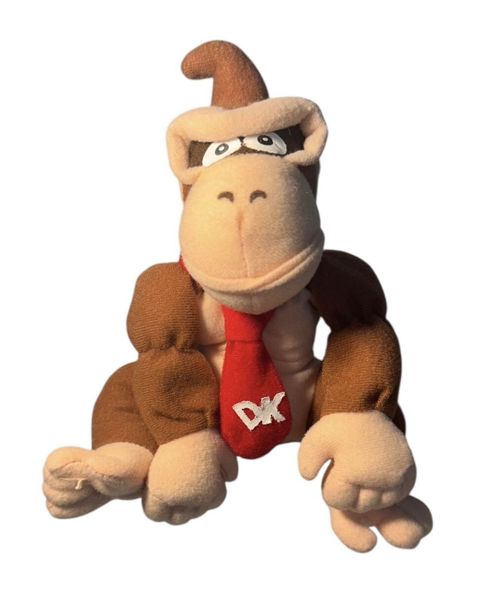 Nintendo Donkey Kong Official Licensed Y2K Stuffed Animal BD&A Mario Collectible